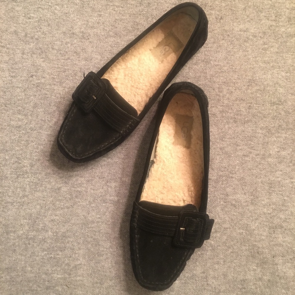 UGGS Black Loafers, 7